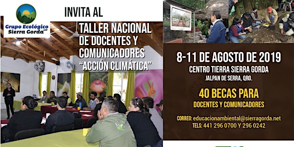 Taller Nacional "Acción Climática" para Docentes y Comunicadores