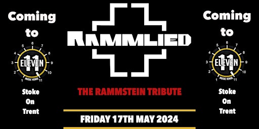 Rammlied plus support Gnawing Hunger live Eleven Stoke  primärbild