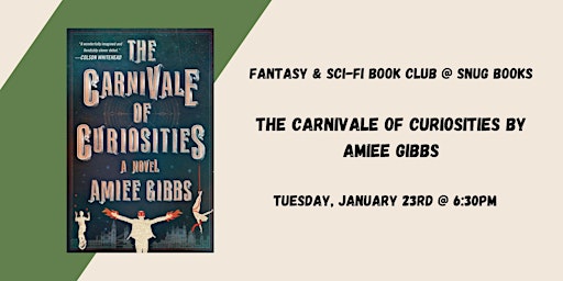 January Fantasy Book Club-The Carnivale of Curiosities by Amiee Gibbs primary image
