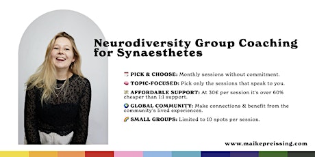 CRAFTING YOUR ND/SYNAESTHESIA FRIENDLY LIFE - neurodiversity group coaching
