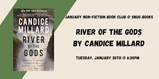 January Non-Fiction Book Club-River of the Gods by Candice Millard primary image
