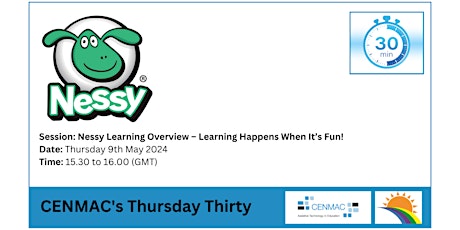 CENMAC's Thursday Thirty - Nessy Learning Overview