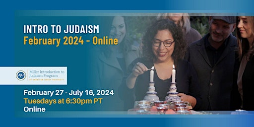 Intro to Judaism -  February 2024 (Zoom) primary image
