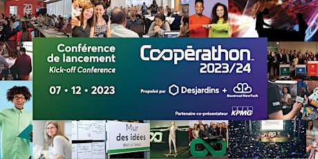 Image principale de Soirée Conférence Coopérathon & Lancement Programme 2023/24 Program Launch
