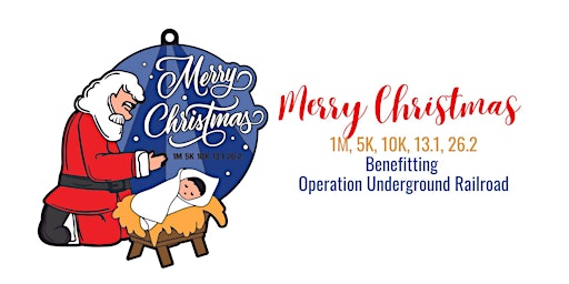 Imagem principal de Merry Christmas 1M 5K 10K 13.1 26.2-Save $2