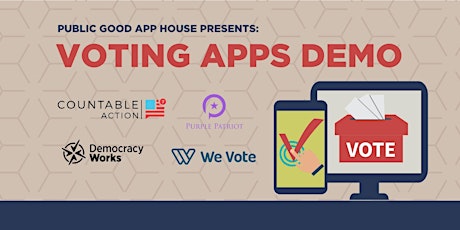 Public Good App House - Voting Apps Demo - Online Event primary image