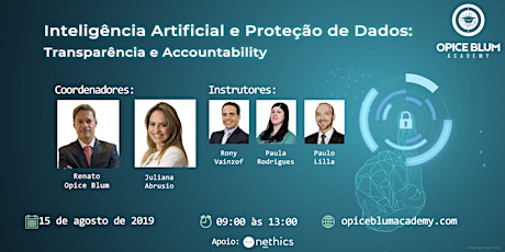 Imagem principal do evento Inteligência Artificial e Proteção de Dados: transparência e accountability