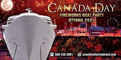 CANADA DAY FIREWORKS BOAT PARTY OTTAWA 2024 primary image