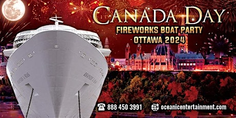 CANADA DAY FIREWORKS BOAT PARTY OTTAWA 2024