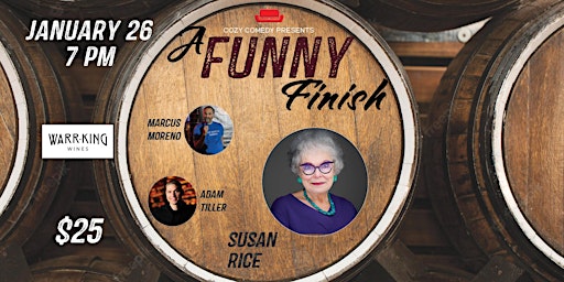 Live Comedy! A Funny Finish: Susan Rice Returns! primary image