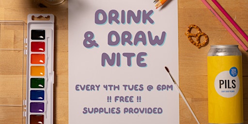 Drink & Draw Nite @ Temescal Brewing primary image