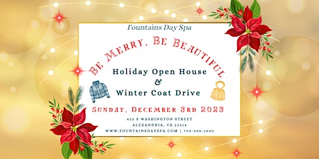 Fountains Day Spa Holiday Open House - Be Merry, Be Beautiful Event! primary image