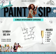 NEW Karaoke Paint & Sip Party @ M2 primary image