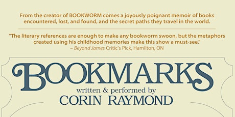 Image principale de VideoCabaret Presents: BOOKMARKS by Corin Raymond
