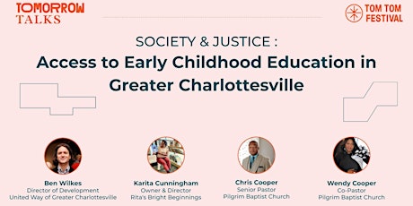 Tomorrow Talks | Access to Early Childhood Education primary image
