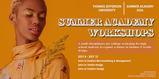 2024 Summer Fashion and Textiles Workshop primary image