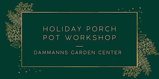 Imagen principal de Holiday Porch Pot Workshop