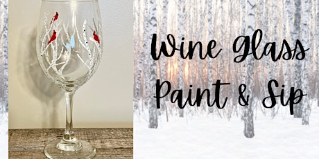 January Wine Glass Paint and Sip at Hardwick Winery primary image