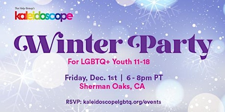 Winter Party for LGBTQ+ Youth and Allies 11-18 primary image