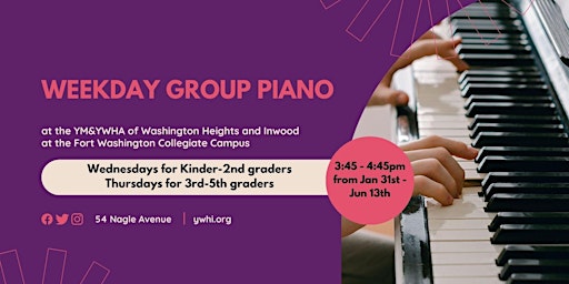 Weekday Group Piano primary image