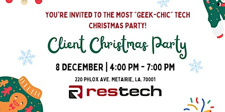 Restech  Annual Client Christmas Party 2023 primary image