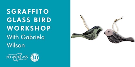 Sgraffito Glass Bird  Workshop primary image