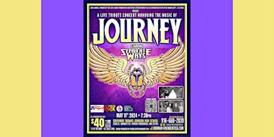 Image principale de Tribute To Journey Starring SEPARATE WAYS:  A Benefit Tribute Concert