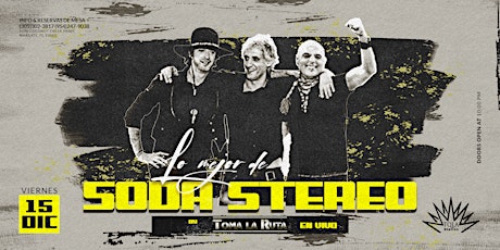 Imagen principal de SODA STEREO Lo Mejor by Toma la Ruta en VIVO - ROCK en ESPAÑOL TQLA Station