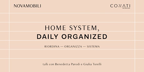 Immagine principale di HOME SYSTEM, DAILY ORGANIZED 