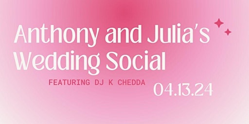 Primaire afbeelding van Anthony and Julia’s Barbie Wedding Social  (+ Julia's birthday party!)
