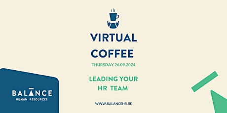 Imagem principal do evento Virtual Coffee: Leading Your HR Team