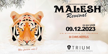 Hauptbild für Malesh Revival //80s & 90s// Samstag 09.12.23