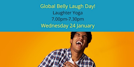 Global Belly Laugh Day - Laughter Yoga ON ZOOM primary image