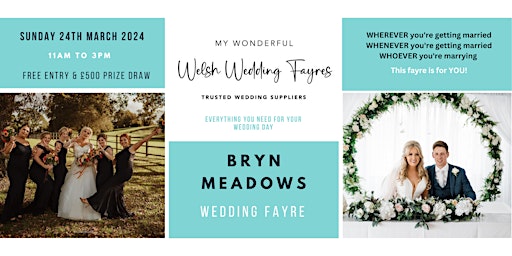 Bryn Meadows Wedding Fayre – Sunday 24th March 2024 primary image