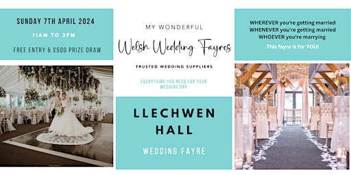 Primaire afbeelding van Llechwen Hall Hotel Wedding Fayre –  Sunday 7th April 2024