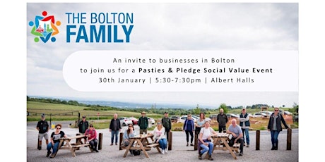 Immagine principale di The Bolton Family Social Value Event - Pasties & Pledge 