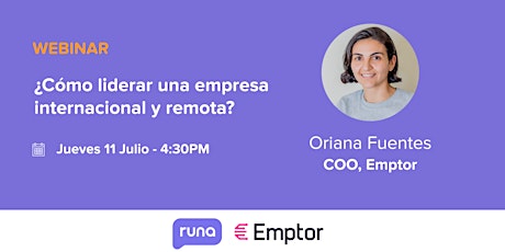 Imagen principal de [Webinar] Liderando una empresa internacional y distribuida