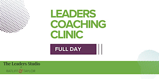 Primaire afbeelding van Leaders Coaching Clinic