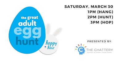 Primaire afbeelding van The Great Adult Egg Hunt and Hoppy Hour - VIP ADMISSION