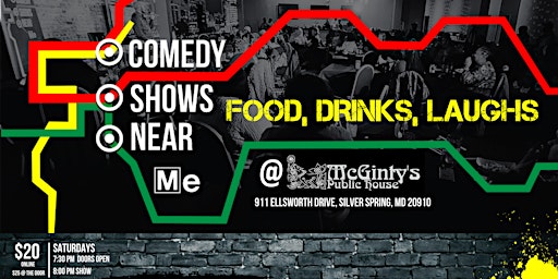 Primaire afbeelding van Comedy Shows Near Me @ McGintys