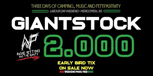 Primaire afbeelding van Giantstock 2.000 // Three Days Of Music, Camping and Pettipasitivity