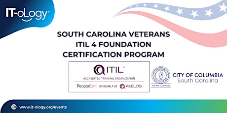 Image principale de South Carolina Veterans – ITIL 4 Foundation Certification Program
