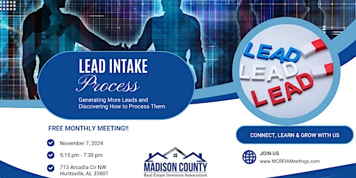 Imagem principal do evento Why You Need A Lead Intake Process!!!