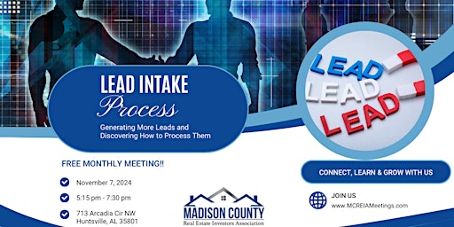 Image principale de Why You Need A Lead Intake Process!!!