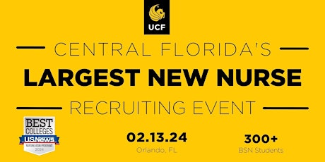 Imagem principal do evento Nursing Career Fair 2024, University of Central Florida