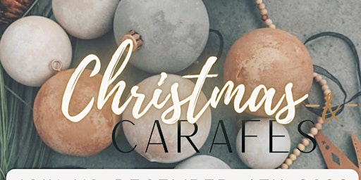 Christmas & Carafes DIY Ornaments Class, Craft Fair, Wine Tasting primary image