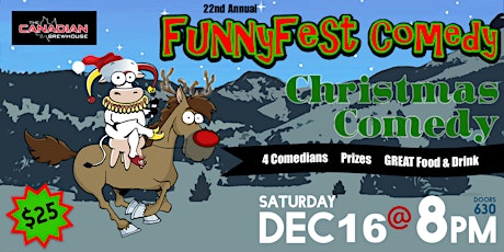 CHRISTMAS COMEDY Party SHOW - Saturday, December 16 @ 8pm - Calgary / YYC primary image
