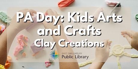 PA Day: Clay Creations primary image