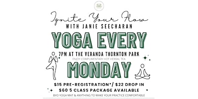 Imagem principal do evento Yoga & Meditation, Outdoors at The Veranda - Every Monday Downtown Orlando