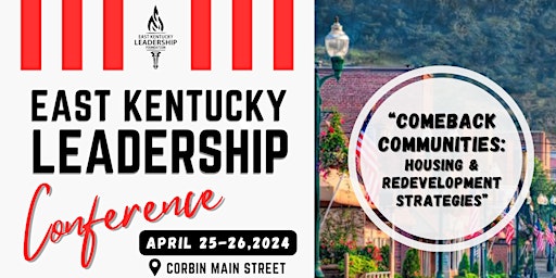 Primaire afbeelding van East Kentucky Leadership Conference, Thursday & Friday, April 25 - 26, 2024